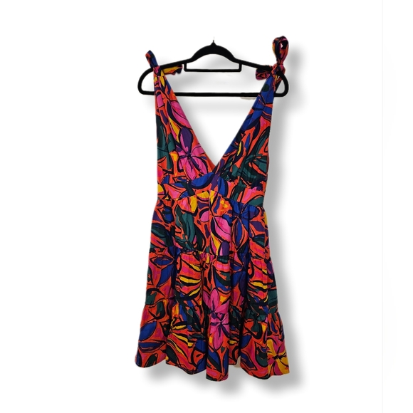 SUGARLIPS | Talullah Tie Strap Tiered Mini Dress - Picture 4 of 7